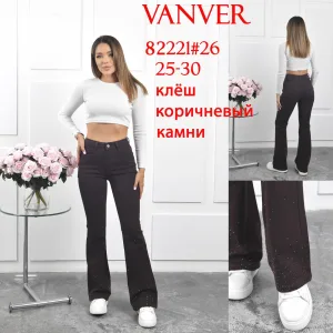 Жіночі джинси Кльош оптом Vanver 82221#26