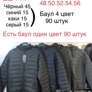 Чоловіча демісезонна стьобана куртка з капюшоном 2241