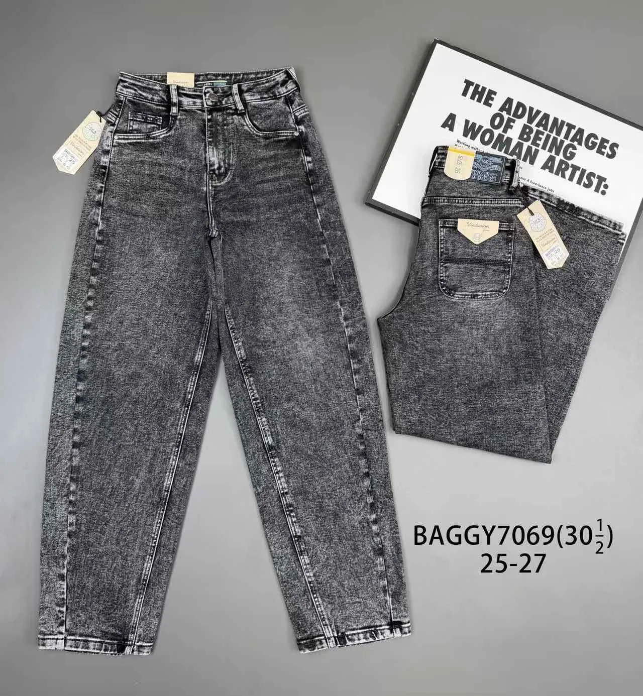Жіночі джинси Баггі оптом VINDASION BAGGY7069