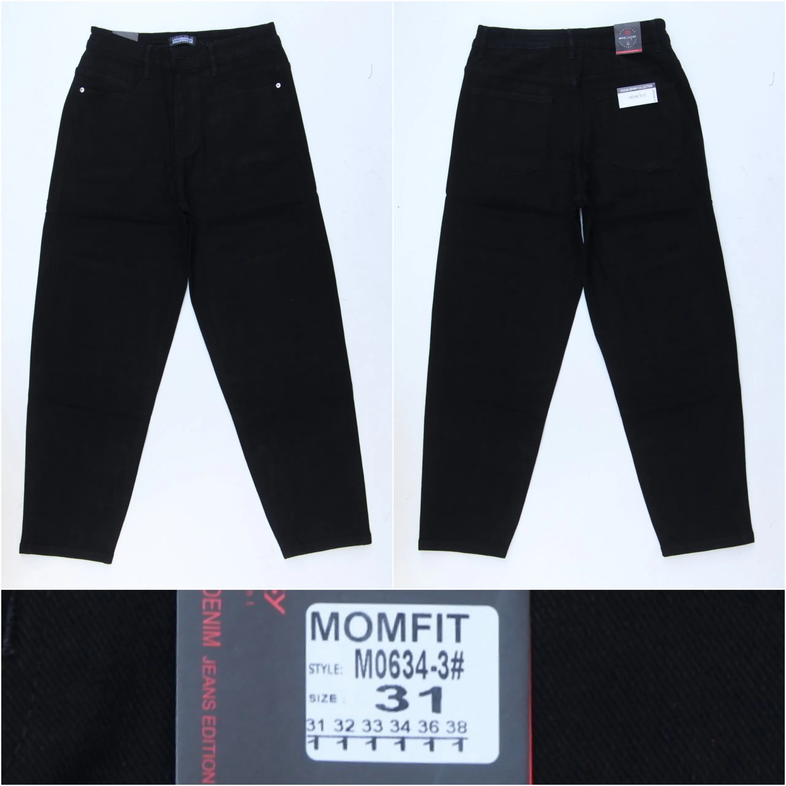 Жіночі джинси MOM оптом RELUCKY M0634-3