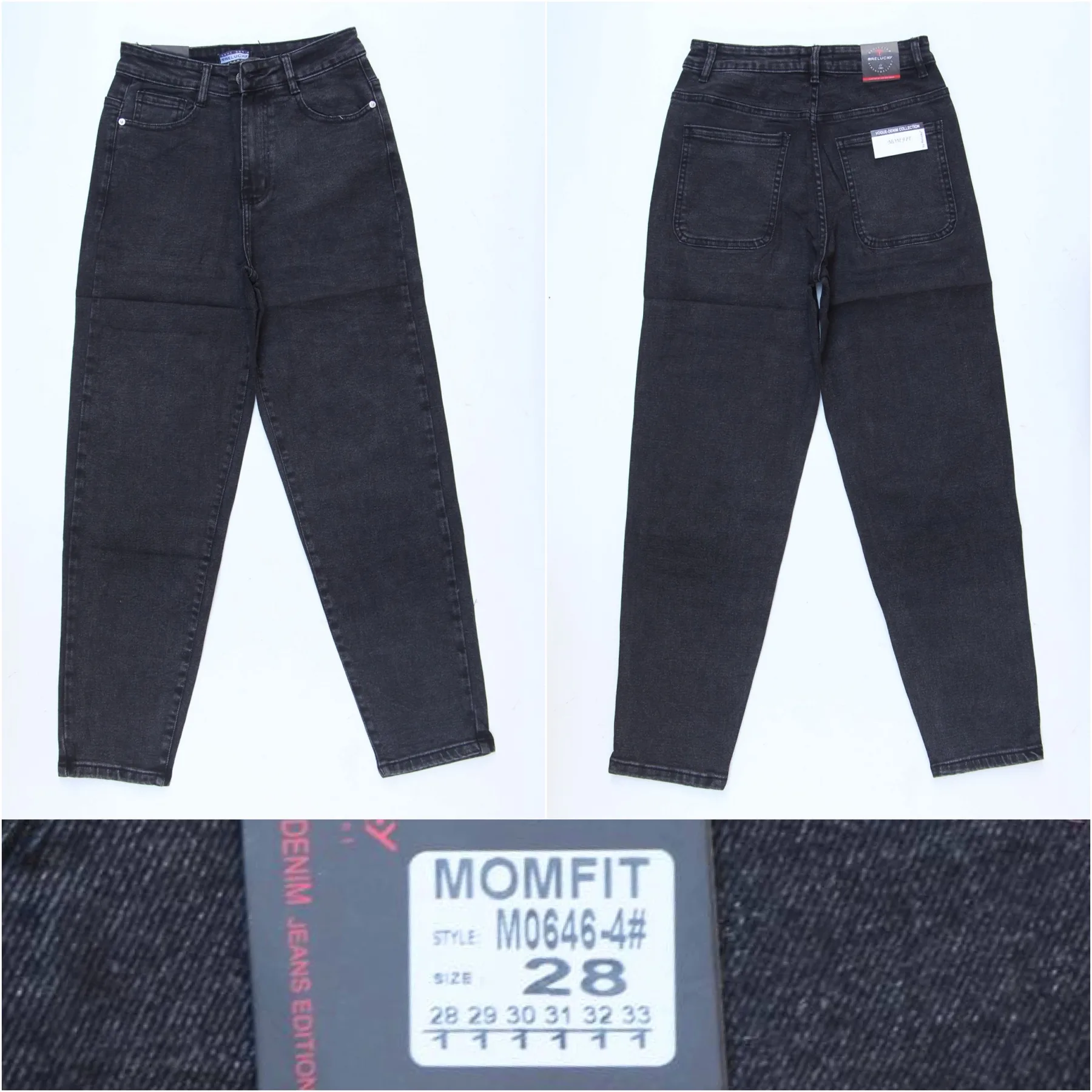 Жіночі джинси MOM оптом RELUCKY M0646