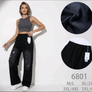 Жіночі брюки з камінням оптом, M-6XL