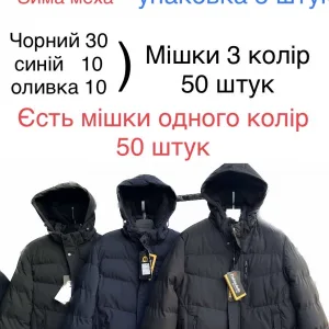 Чоловіча зимова куртка з хутряним утепленням оптом, модель C22